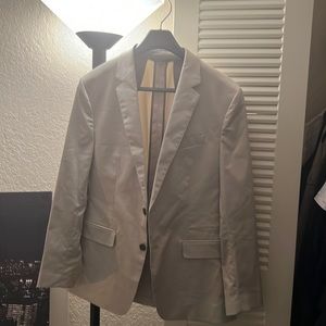 Cream Blazer (not ironed)